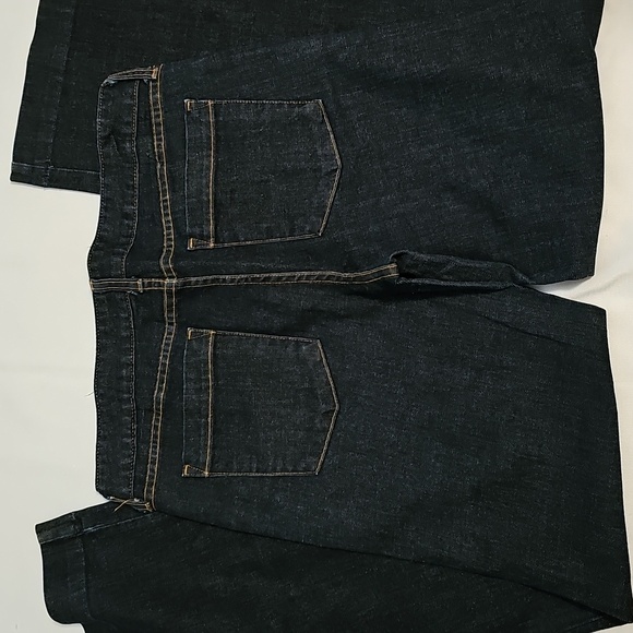 Womens J. Crew Denim Jeans Slim-Wide Style Dk Blue Rinse Wash - Picture 6 of 8